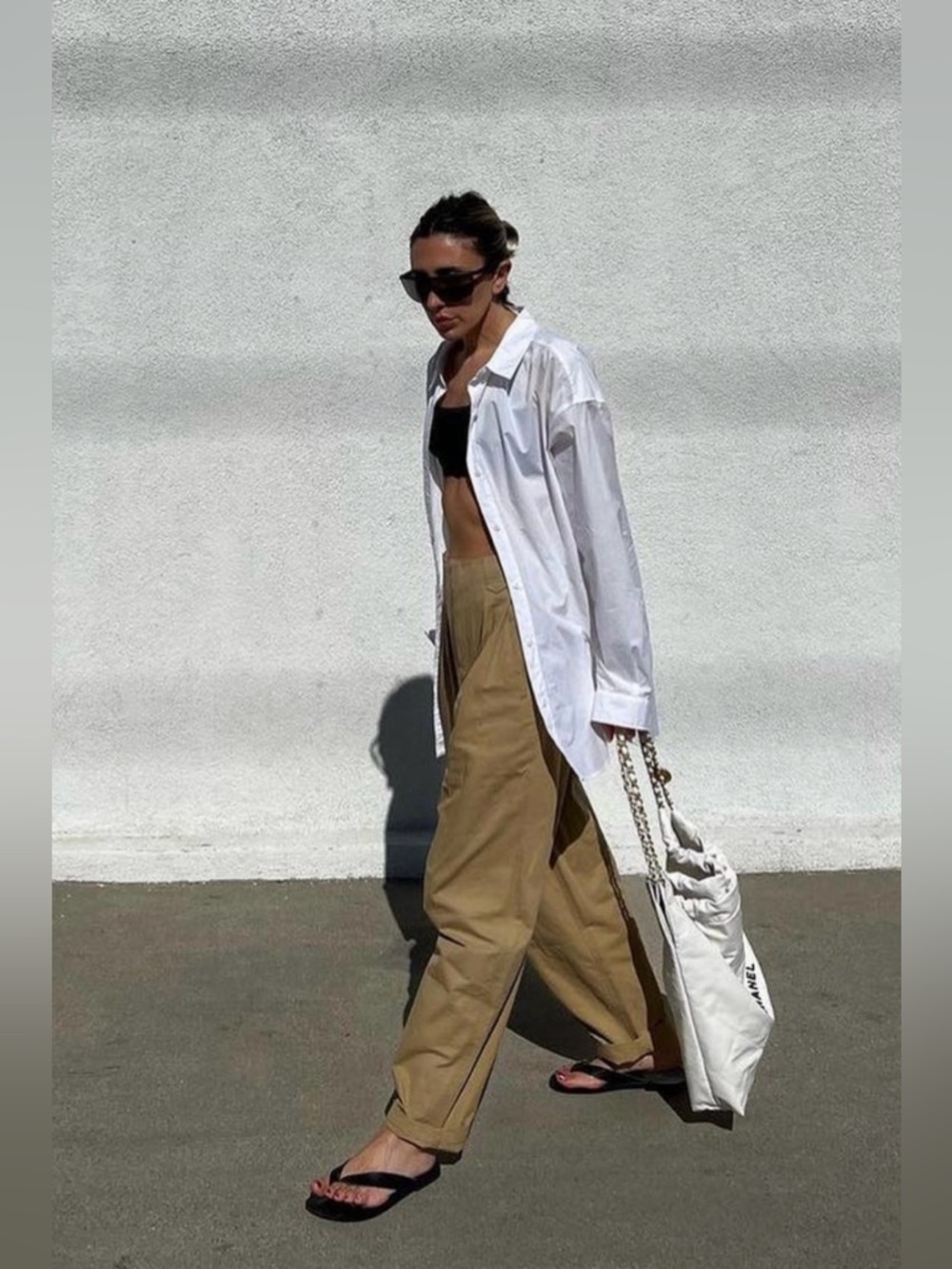 New! Song Of Style Quinn Khaki Balloon Tapered Trouser Pant Small Nwt! — image 4 of 8